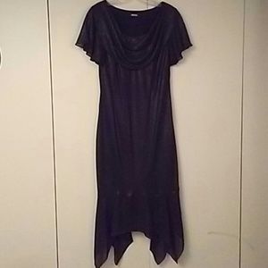 easy going black/gold dress